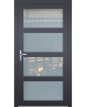 LIM C9 - glass aluminum front door