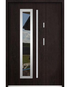 Sta Hevelius Uno - home front entry door with side panel
