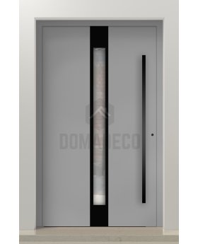 PIVOT C1 - modern aluminum pivot door for home