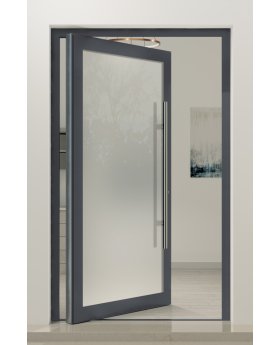 PIVOT Glass - fully glazed aluminum pivot front door
