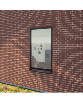 AL86-S1 - fixed aluminum window