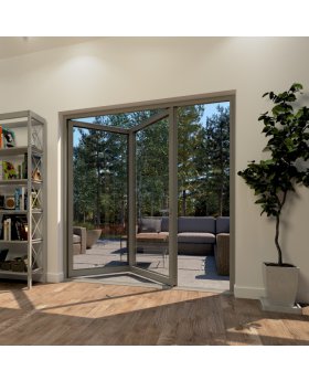 2 panels Aluminum Bifold Doors