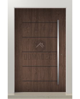 PIVOT W313 - modern aluminum pivot front door