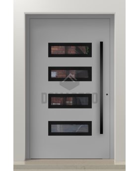 LIM W344 - modern aluminum front door