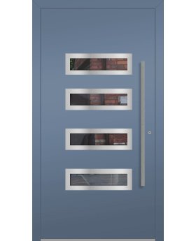LIM W344 - modern aluminum front door