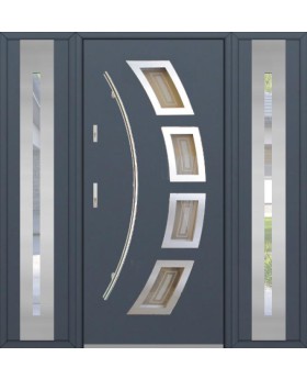 Fargo 21A T - exterior front entry door with 2 side panels