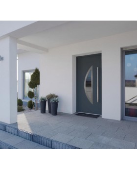 Fargo 22 - contemporary front door
Colour: smooth anthracite; Glass type: reflex