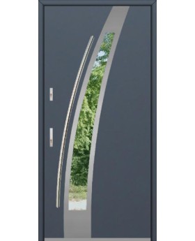 Fargo 36 - modern stainless steel front door