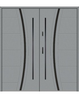 Fargo 40 double - french stainless steel large front door
