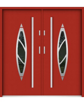Sta Aries Double - double steel door with glass