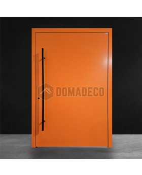  Aluminum orange pivot front door