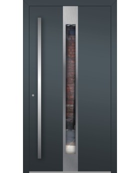 LIM C1 - modern aluminum front door for home