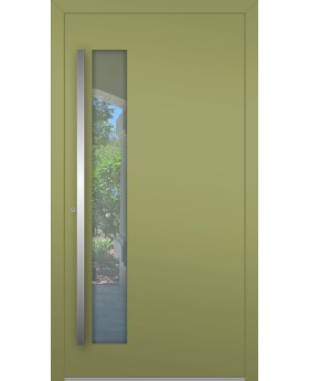 LIM C8 -  Customisable aluminum entry door with glass