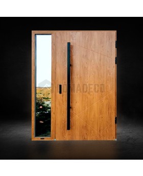 Sta Diego - contemporary pre-hung exterior steel door