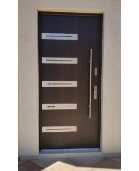 Fargo 39 - modern wenge front door