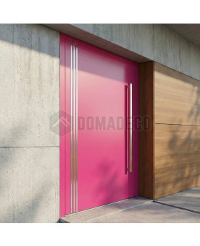 Pink modern Pivot Exterior Door
