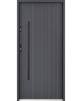 Gutenberg - contemporary steel front door