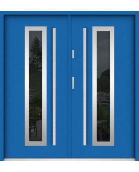 Sta Hevelius Double - customizable metal double door with glass