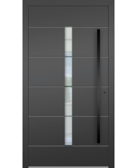 LIM AP16 - 40.6 x 94.8 inch aluminum entry door