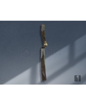 DH 11 - Crocodile Skin Textured Brass Front Door Pull Handle