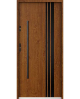 Sta Almeida-Trois noir - Secure & customisable steel external door