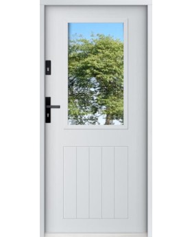 Sta Volta - metal front door with window