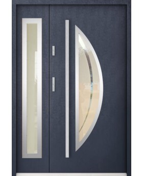 Sta Pollux Duo - entrance steel door with side panel