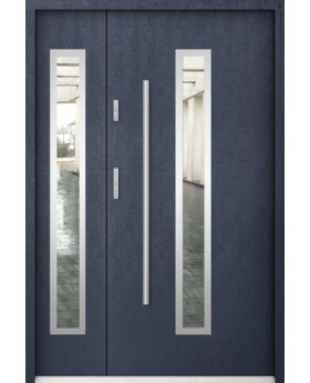 Sta Magellan Duo - exterior metal entry door with sidepanel