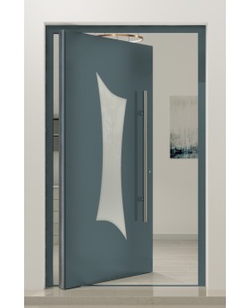 PIVOT EK23 -  aluminum pivot front door to villa