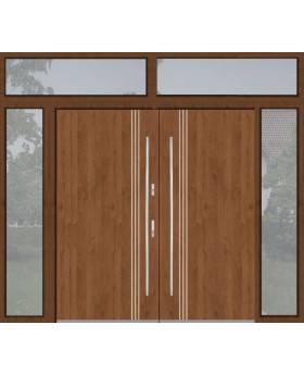 custom configuration - Fargo double door with left,right and top sidelights