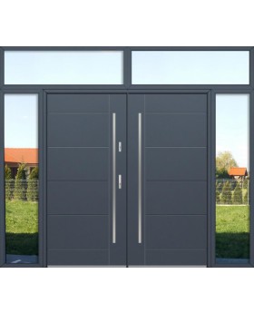 custom configuration - Fargo double door with left,right and top sidelights