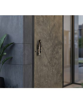 DH 12 - Brass small front door handle