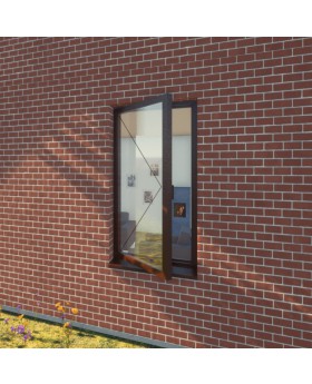 S68-S2 - single casement aluminum window