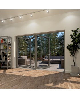 3 panels Aluminum Bifold Doors