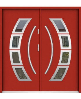 Sta Taurus Double - high security exterior metal double door with glass