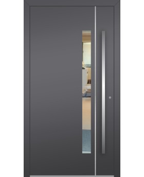 LIM Tiret - external stylish modern aluminum front door