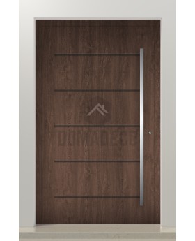 PIVOT W313 - modern aluminum pivot front door