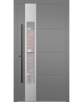 LIM W321- modern aluminum front door