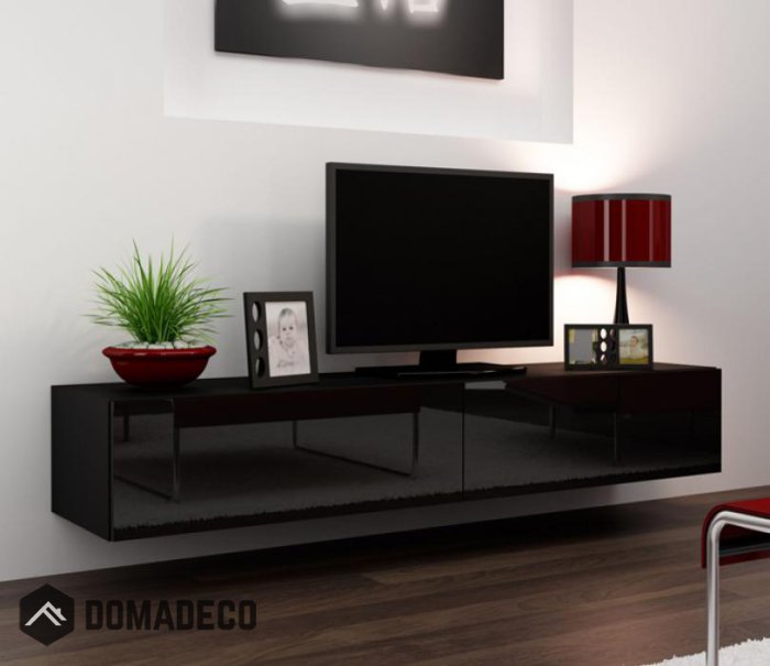 Black high gloss unit discount