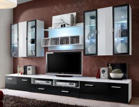 Malmo 4 - wall entertainment center