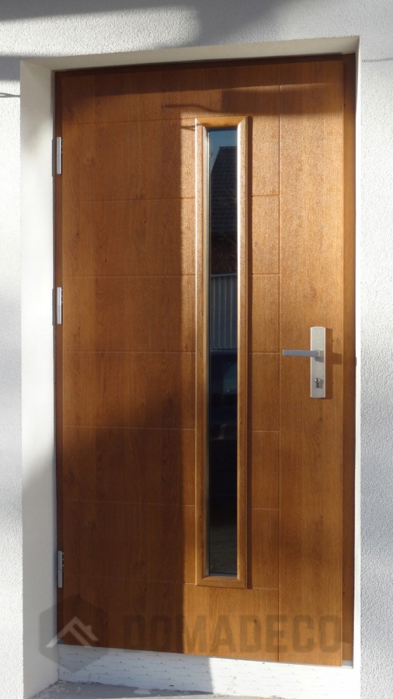 Stainless steel front doors Domadeco