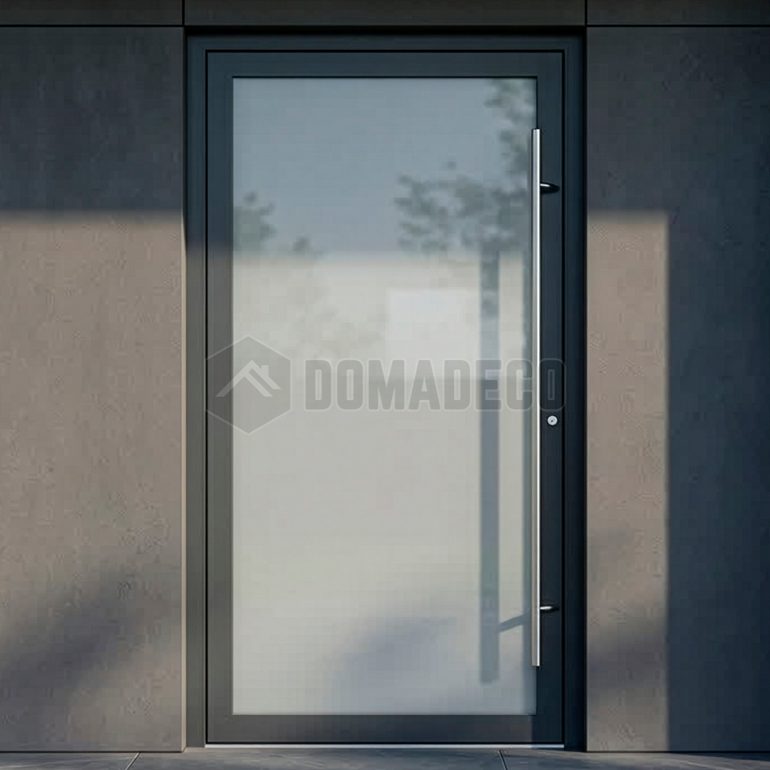 Anthracite Frosted Glass Door