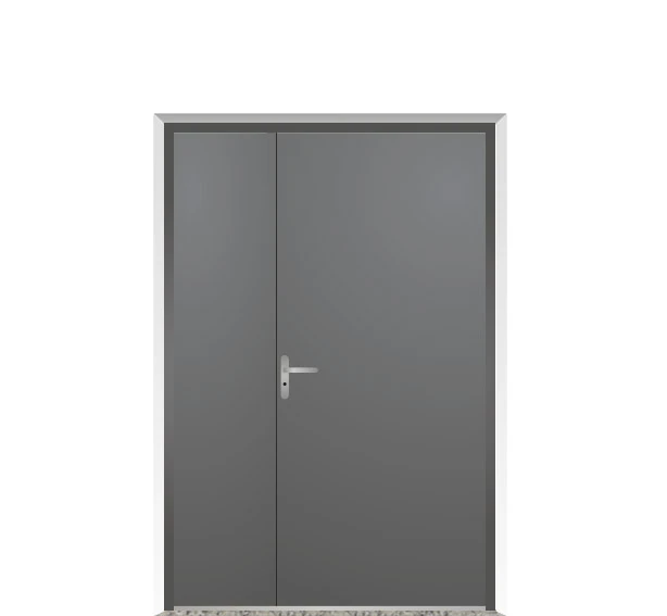 Door with left side panel