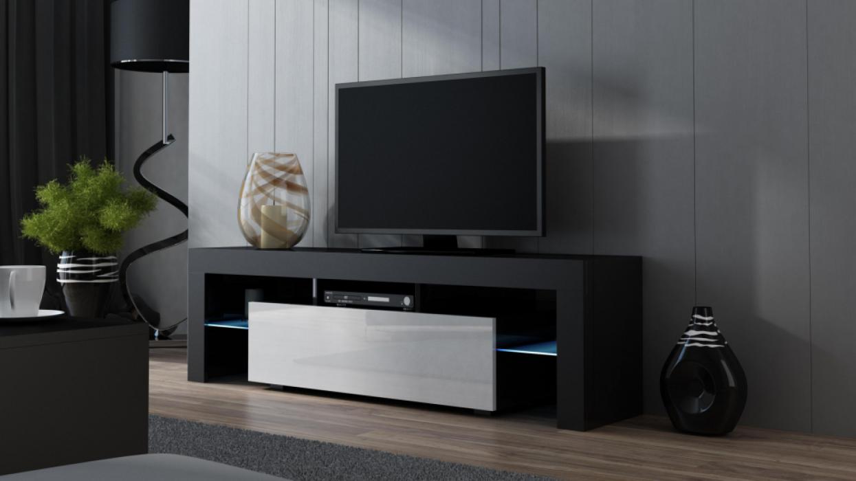 Milano 160 width modern TV stand with led