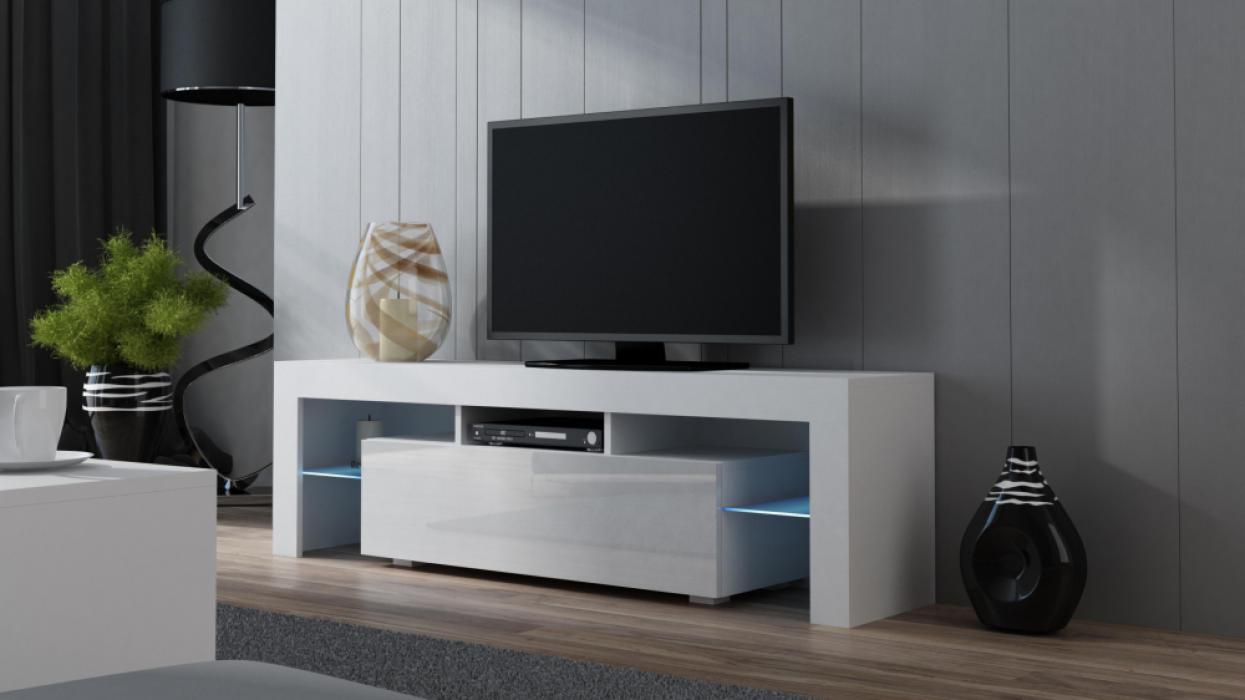 Milano 160 - white modern tv cabinet